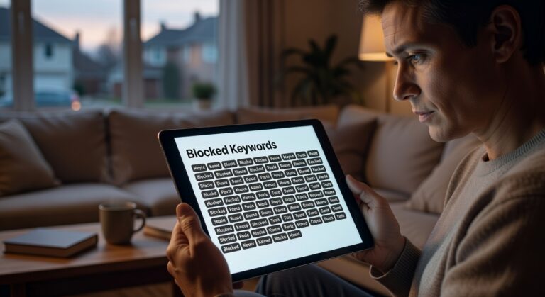 list of keywords to block for parental control