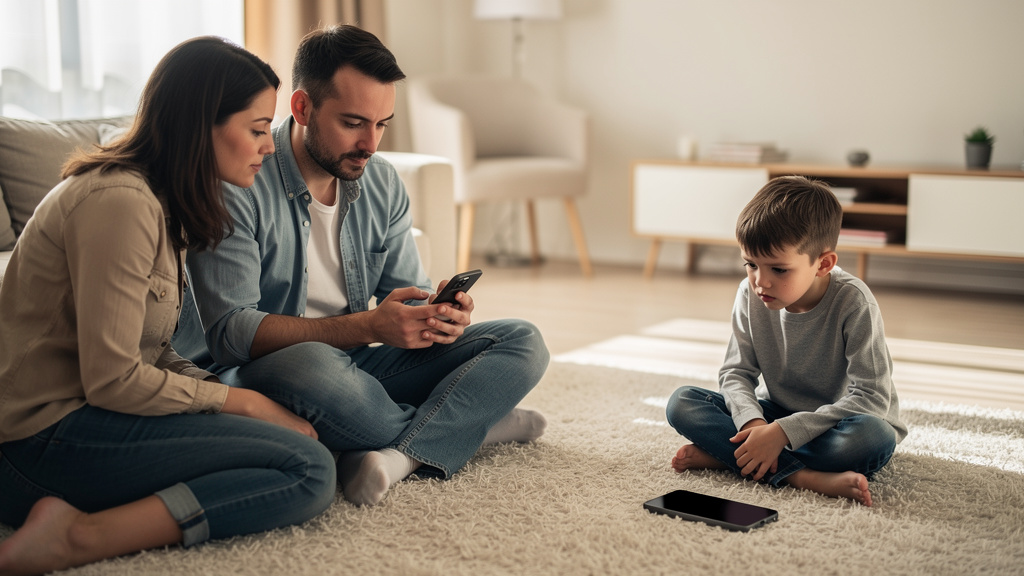 turn off child's phone remotely